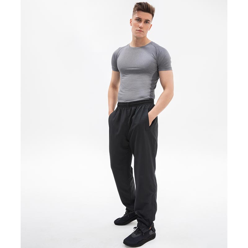 Lined tracksuit bottoms - Black XS